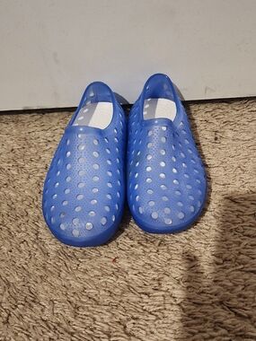Kids Blue Slip-On Light Up Shoes